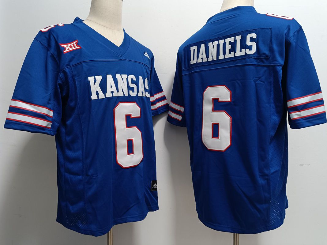 Men #6 Daniels Blue Nike 2025 NCAA Jersey->more ncaa teams->NCAA Jersey